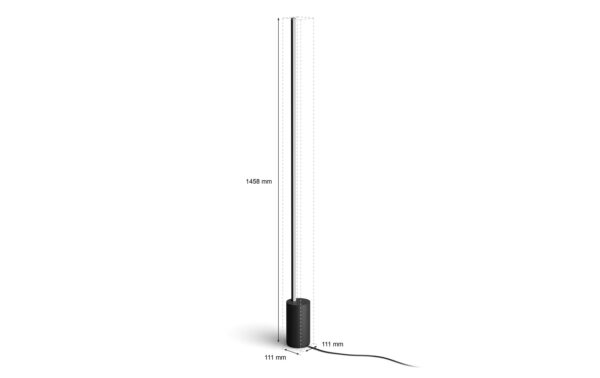 Philips Hue Gradient Signe Stehleuchte schwarz