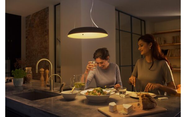 Philips Hue White Amb. Amaze Pendelleuchte schwarz 3000lm inkl. Dimmschalter