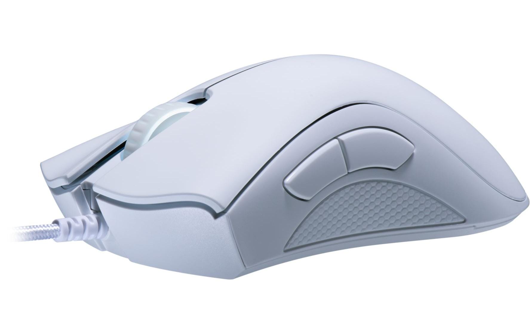 1240003 - Mediatech Razer DeathAdder Essential, white USB, 6.400 DPI 1,8 m