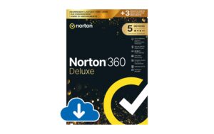 Norton 360 Deluxe ESD, Voll, 5 PC, 15M, ML - GOLD Ed. PROMO