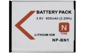 Sony Lithium-Ionen-Akku NP-BN1, 630mAh / 3,6 Volt, für DSC-WX220/WX200/WX80/W730