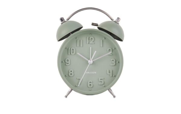 KARLSSON Wecker Iconic, Grün matt 15 x 11 x 6 cm, Excl.2 x AA Batterien kaufen Schweiz | Mediatech.ch