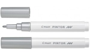 Pilot Pintor Fein metallic silber