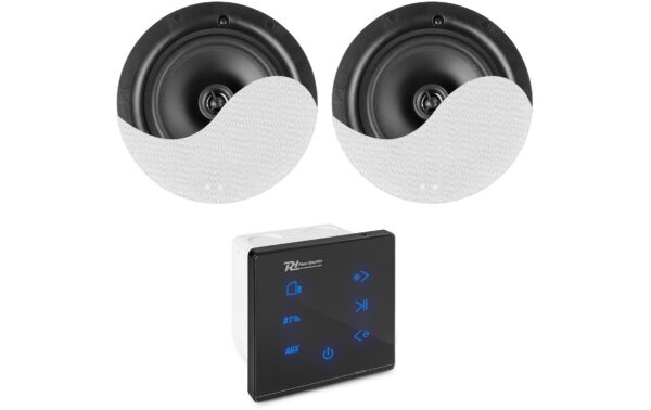 1246032 - Mediatech Power Dynamics PL-A50BSet Wand-Einbauverstärker inkl. 2 Lautsprecher kaufen Schweiz | Mediatech.ch