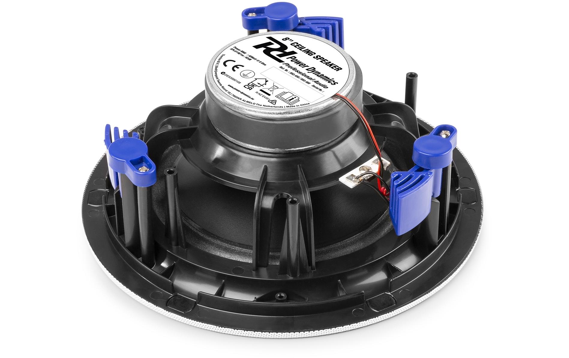 1246032_4 - Mediatech Power Dynamics PL-A50BSet Wand-Einbauverstärker inkl. 2 Lautsprecher