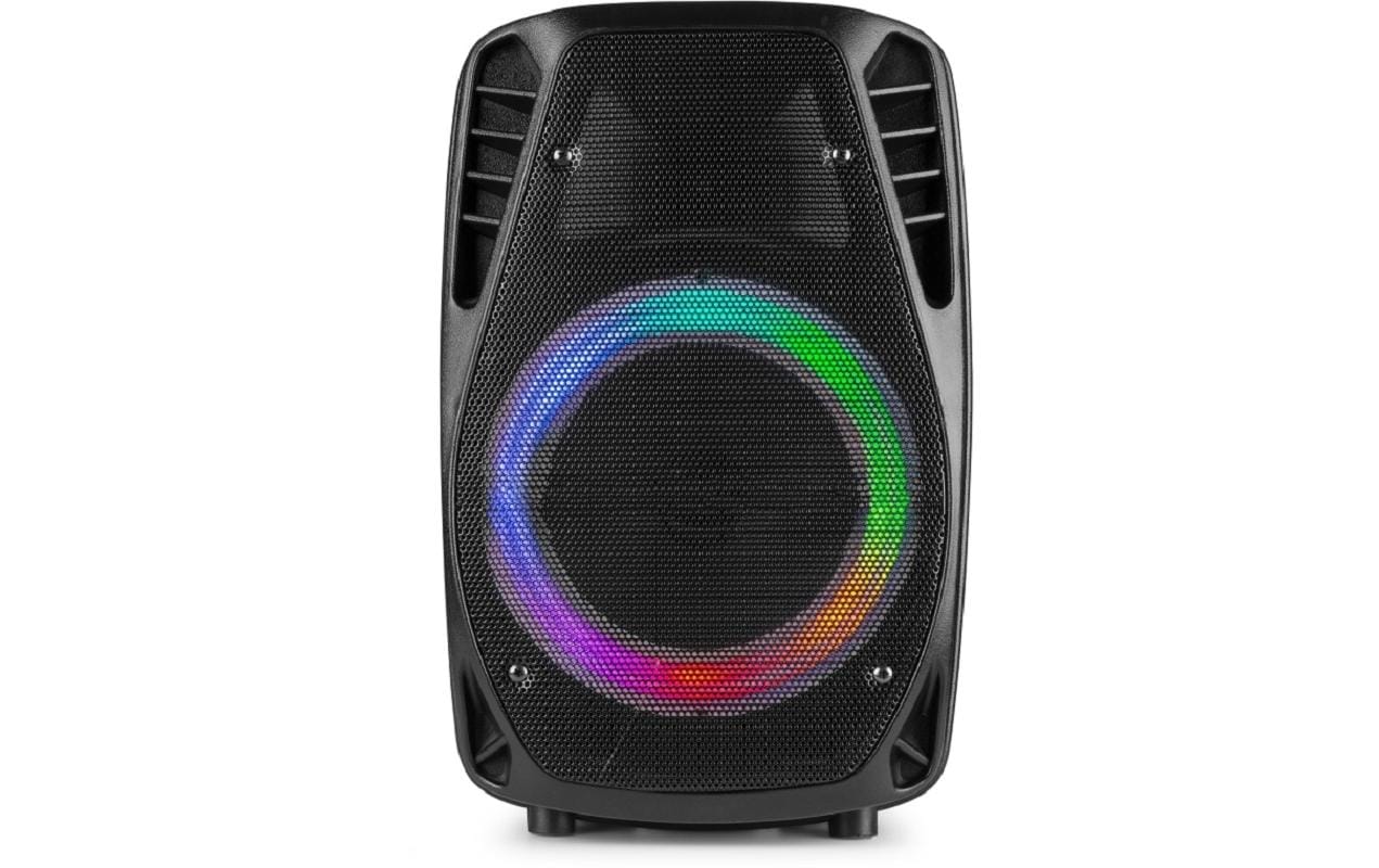 1246042_4 - Mediatech Fenton FT8LED-MK2 Portabler Lautsprecher 8 300W, Akku, LED