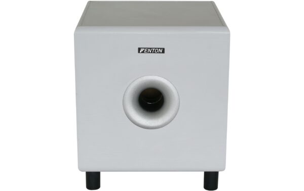 Fenton SHFS08W Aktiv Subwoofer 8, 200W, weiss