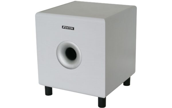 Fenton SHFS08W Aktiv Subwoofer 8, 200W, weiss