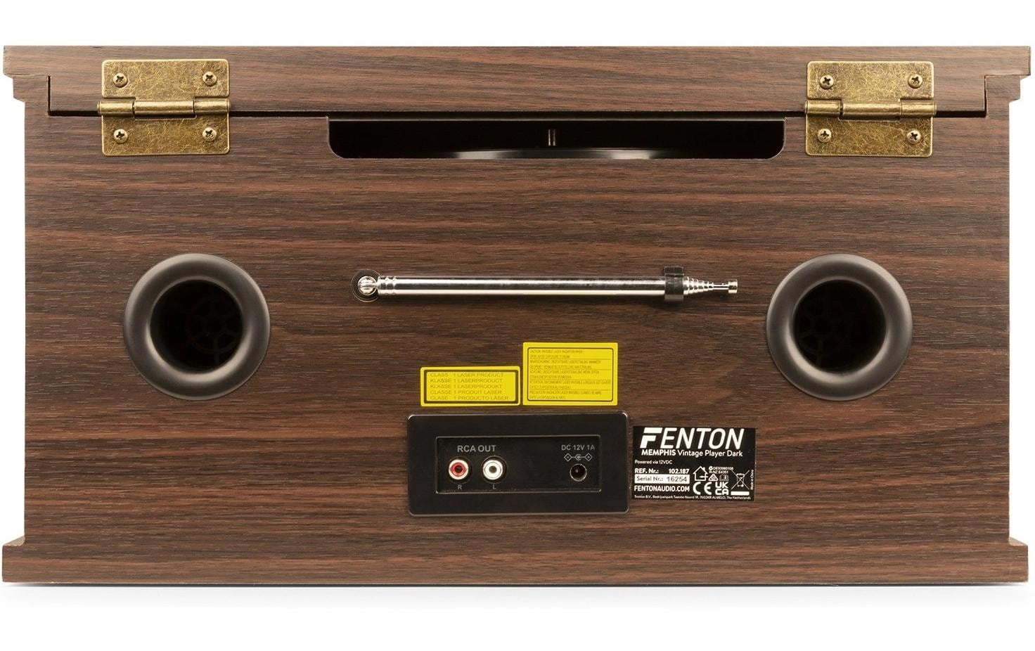 1246105_6 - Mediatech Fenton MemphisDW Plattenspieler Vintage, DAB+, Holzoptik