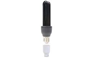 BeamZ BUV27B UV Energiesparlampe, 25W, E27 inkl. Adapter
