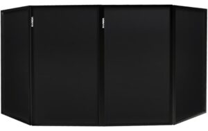 Vonyx DB2B DJ Screen faltbar 120x70cm, schwarz