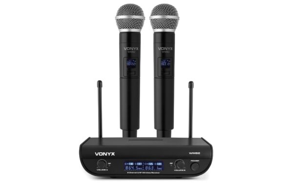 Vonyx WM82 2-CH Funksystem UHF, Handsender kaufen Schweiz | Mediatech.ch