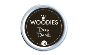 Woodies Stempelkissen Woodies schwarz, 1 Stück
