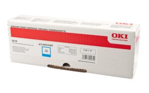 OKI Toner 44315307, zu OKI C610 Serie, cyan 6'000 Seiten,  ISO/IEC 19798