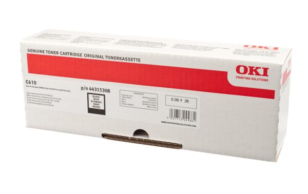 124713 - Mediatech OKI Toner 44315308, zu OKI C610 Serie,black 8'000 Seiten, ISO/IEC 19798