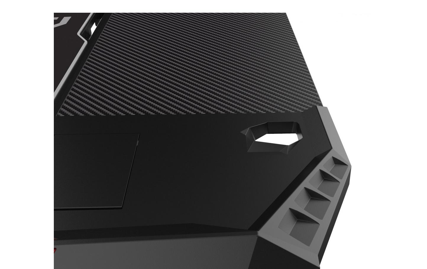 1247516_1 - Mediatech Ultradesk Rocket Schwarz Gaming Table Schwarz, div Zubehör