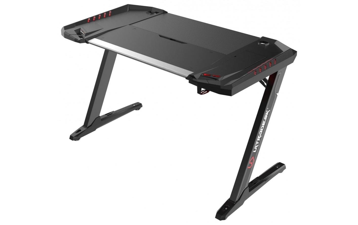 1247516_2 - Mediatech Ultradesk Rocket Schwarz Gaming Table Schwarz, div Zubehör