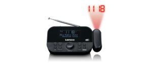 1247744 - Mediatech Lenco CR-615BK, DAB+ Radiowecker schwarz, Zeitprojektion kaufen Schweiz | Mediatech.ch