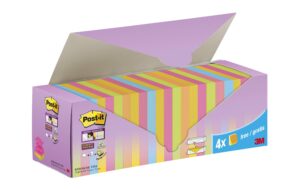 3M Post-it Super Sticky Z- Notes farbig 24 Blöcke à 90 Blatt , 76 x 76 mm