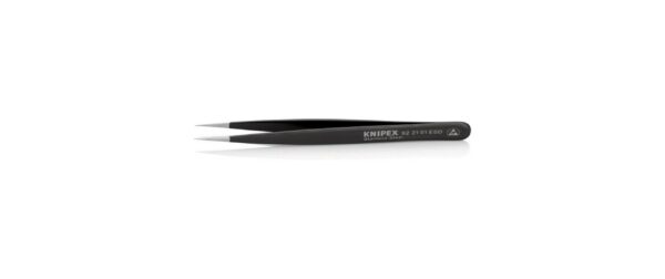 1249480 - Mediatech Knipex Universalpinzette ESD Glatt Premium125 mm Gerade, Edelstahl kaufen | Mediatech.ch