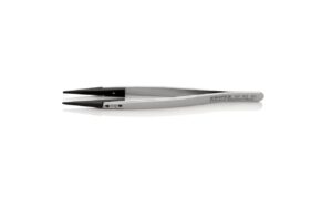 Pinzette mit Wechselspitzen ESD 130 mm Gerade, Edelstahl