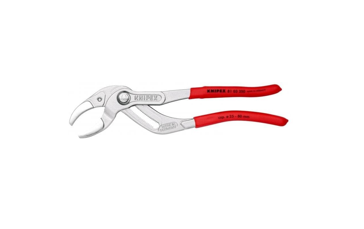 Knipex Siphon- und Connectorenzange SpeedGrip verchromt poliert 250 mm Ø 25 - 80 mm kaufen | Mediatech.ch