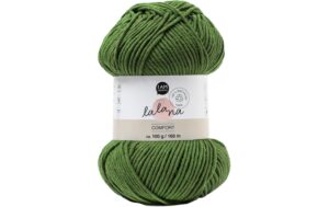 lalana Wolle Comfort olive 100 g, ca. 160 m