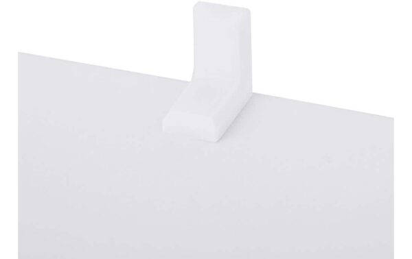 1251469_4 - Mediatech Vasagle Regal, Weiss, Spanplatte, 6 Fächer 97.5 x 97.5 x 29 cm (BxHxT)