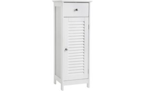 Vasagle Schrank, Weiss, MDF 32x87x30 cm (BxHxT),