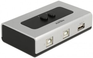Delock 2Port USB2.0 Switchbox manueller USB2.0 Umschalter