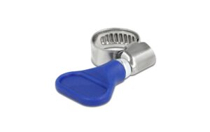 Delock Schlauchschellen 10-16mm, 5 Stück Edelstahl 400 SS mit Flügelmutter, Blau kaufen Schweiz | Mediatech.ch