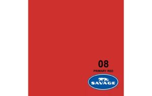 Savage Hintergrundpapier Prim Red 1.35x11m Masse 1.35x 11m