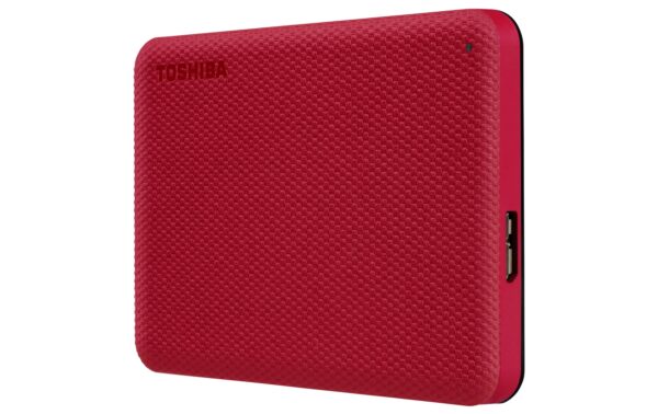 Toshiba Canvio Advance 1TB Rot USB 3.2, 2.5, 14mm, inkl. Backup Software