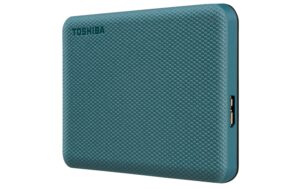 1251897 - Mediatech Toshiba Canvio Advance 1TB Grün USB 3.2, 2.5, 14mm, inkl. Backup Software
