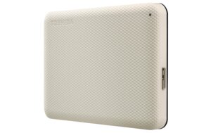 Toshiba Canvio Advance 4TB Weiss USB 3.2, 2.5, 14mm, inkl. Backup Software