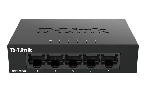 1252254 - Mediatech D-Link DGS-105GL/E: 5Port Switch, 1Gbps Metalgehäuse, ext. NT, lüfterlos kaufen Schweiz | Mediatech.ch