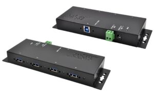 exSys EX-1183HMVS-2, 4x USB 3.0, Metall, mit 1.5A Strom pro Port,