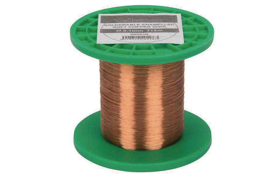Velleman WICK01N Wickeldraht Ø 0.1mm 715m 1.5 K Ohm kaufen Schweiz | Mediatech.ch