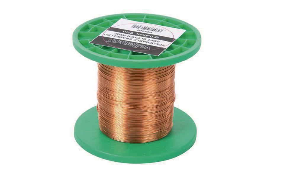 125347 - Mediatech Velleman WICK04N Wickeldraht Ø 0.4mm 97m 9 Ohm kaufen Schweiz | Mediatech.ch