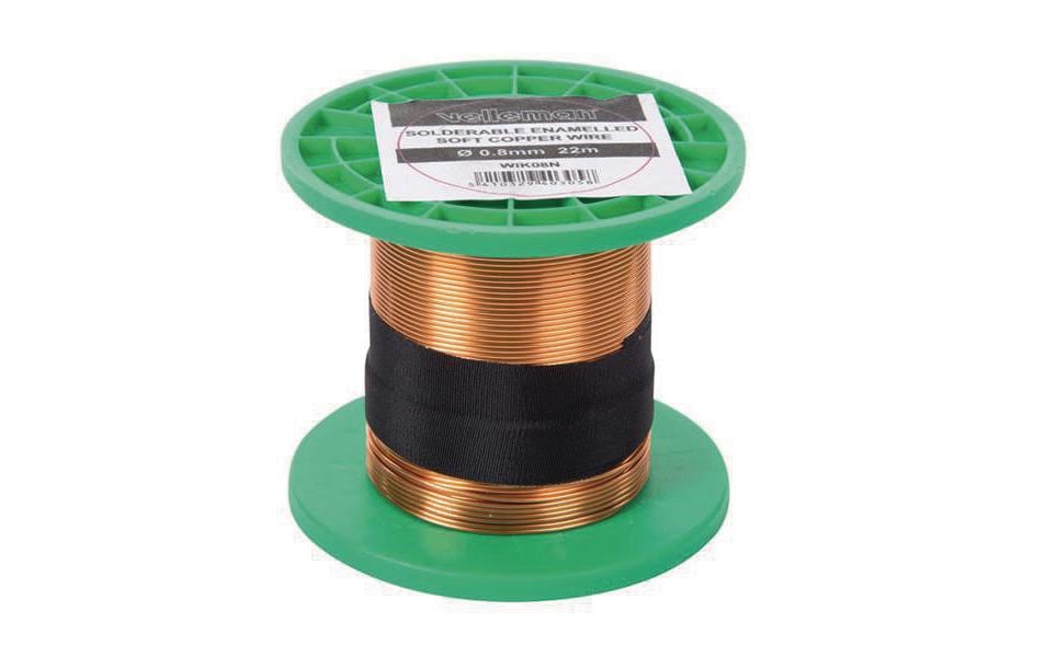Velleman WICK08N Wickeldraht Ø 0.8mm 22m 0.75 Ohm kaufen Schweiz | Mediatech.ch