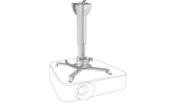 1253578_3 - Mediatech Celexon MultiCel4060Pro W, weiss Universaldeckenhalterung,40-60cm, bis 15Kg