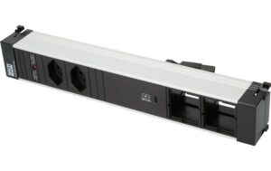Bachmann Steckdoseneinheit POWER FRAME 2xT13, 1xUSB C, 2xCustom-Abdeckung leer