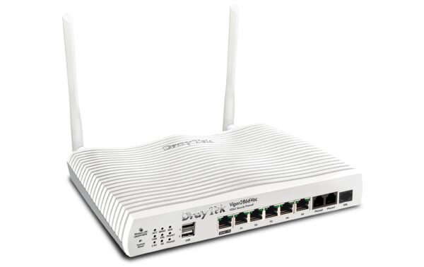 1254478 - Mediatech DrayTek Vigor 2866Vac: Gfast Modem-Firewall 5xGE, 32xVPN, USB, CF, WiFi-5,VOIP