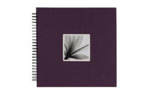 Dörr Spiralalbum Unitex Violett 34 x 34 Bildfor 34 x 34 cm, 20 Blätter | 40 Seiten