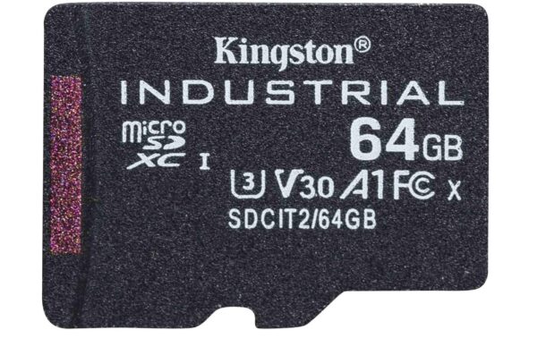 Kingston micro SDXC Industrial Trade 64GB UHS-I Class 10, ohne SD Adapter kaufen | Mediatech.ch