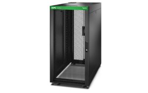 APC Easy Rack 24HE / 600mm/1000mm, Schwarz mit Dach&Wände&Rollen&Füsse, kein Boden
