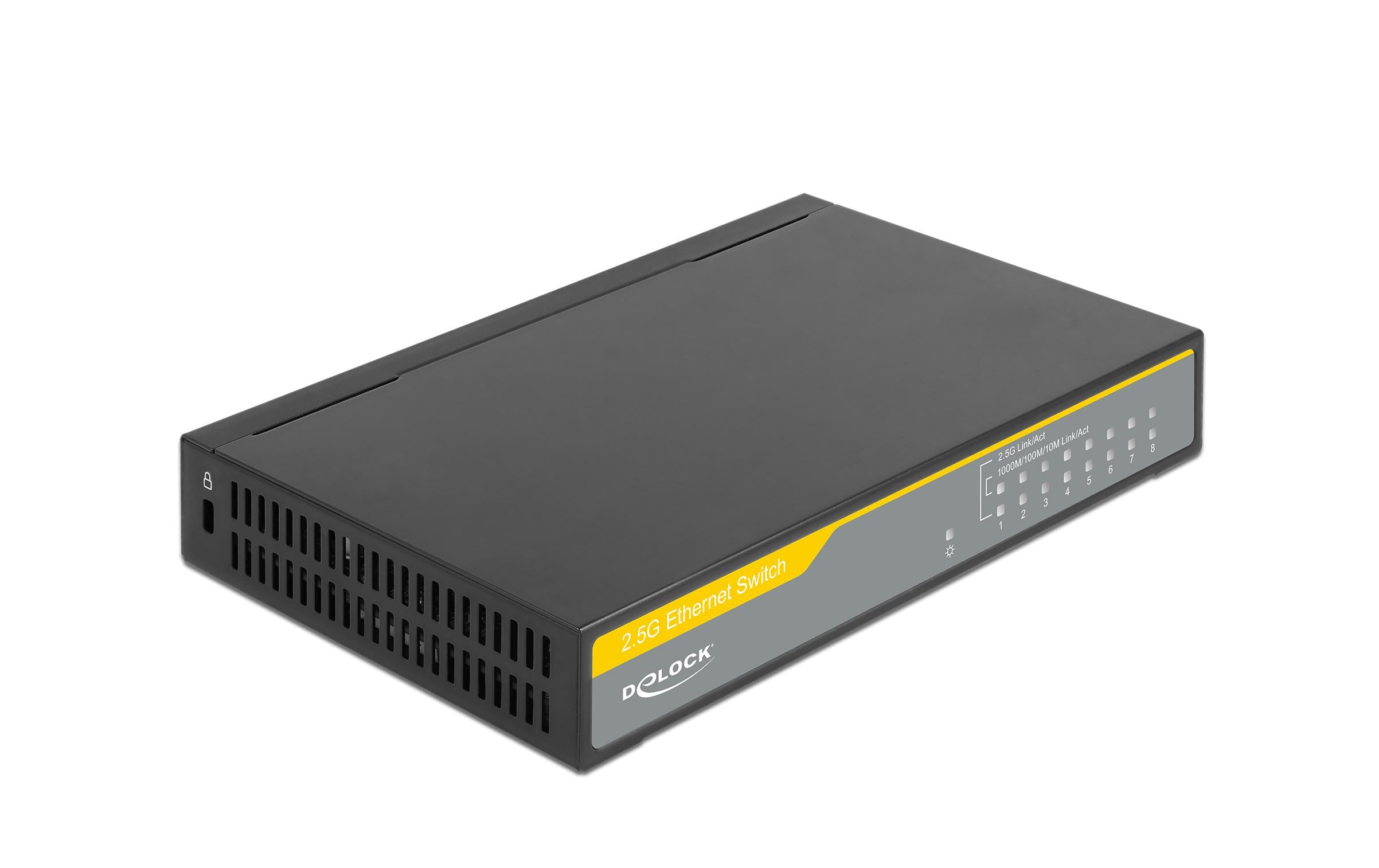 Delock 2.5 Gigabit Ethernet 8Port-Switch 8 Port kaufen Schweiz | Mediatech.ch