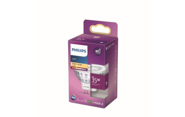 1257347_1 - Mediatech Philips LED Lampe 5W (35W) GU5.3, MR16, 345lm, 2700K, klar