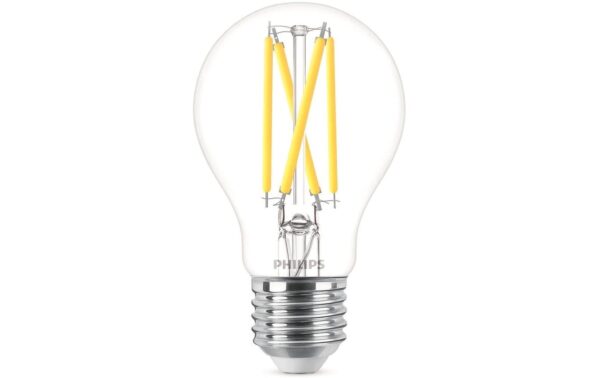 1257353 - Mediatech Philips LED Lampe 7W (60W) E27, A60, 806lm, 2700-2200K, klar kaufen Schweiz | Mediatech.ch