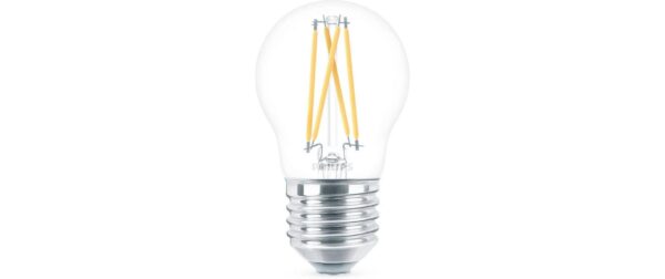 1257371 - Mediatech Philips LED Lampe 4.5W (40W) E27, P45, 470lm, 2700-2200K, klar kaufen Schweiz | Mediatech.ch